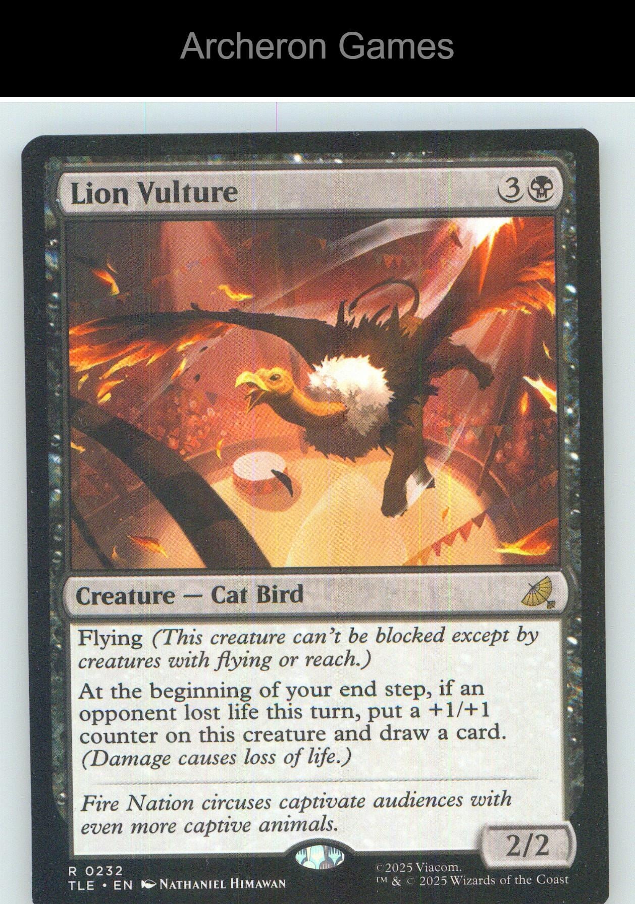 Lion Vulture TLE 232 R MTG Card NM/EX+