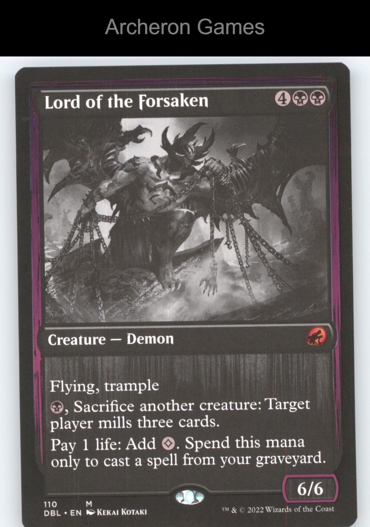 Lord of the Forsaken 110 Mythic MTG Card Innistrad: Double Feature