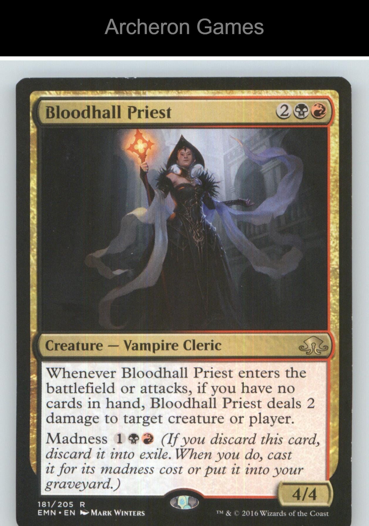 Bloodhall Priest EMN 181 R MTG Card NM/EX+