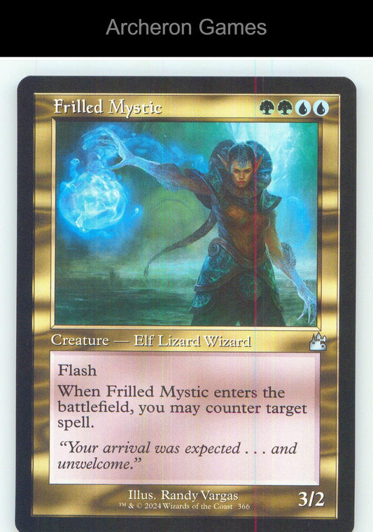 Frilled Mystic (Retro Frame) RVR 366 UC MTG Card NM/EX+