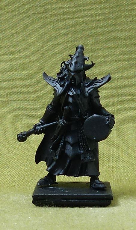 Classic Metal Black Guard Drummer - Dark Elves - Warhammer Old World #4NV