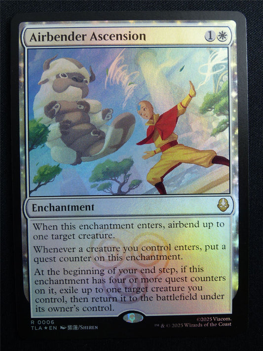 Airbender Ascnesion Foil - TLA - Mtg Card #3G9