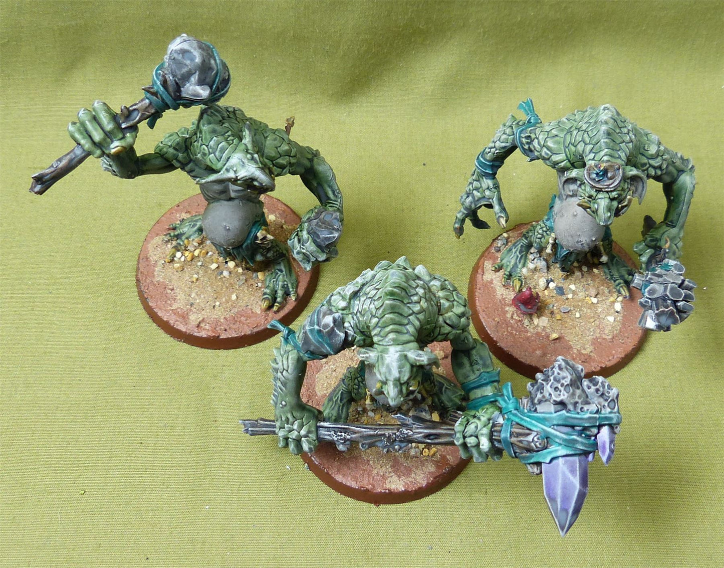 Rockgut Troggoths painted - Gloomspite Gitz - Warhammer AoS #2XC