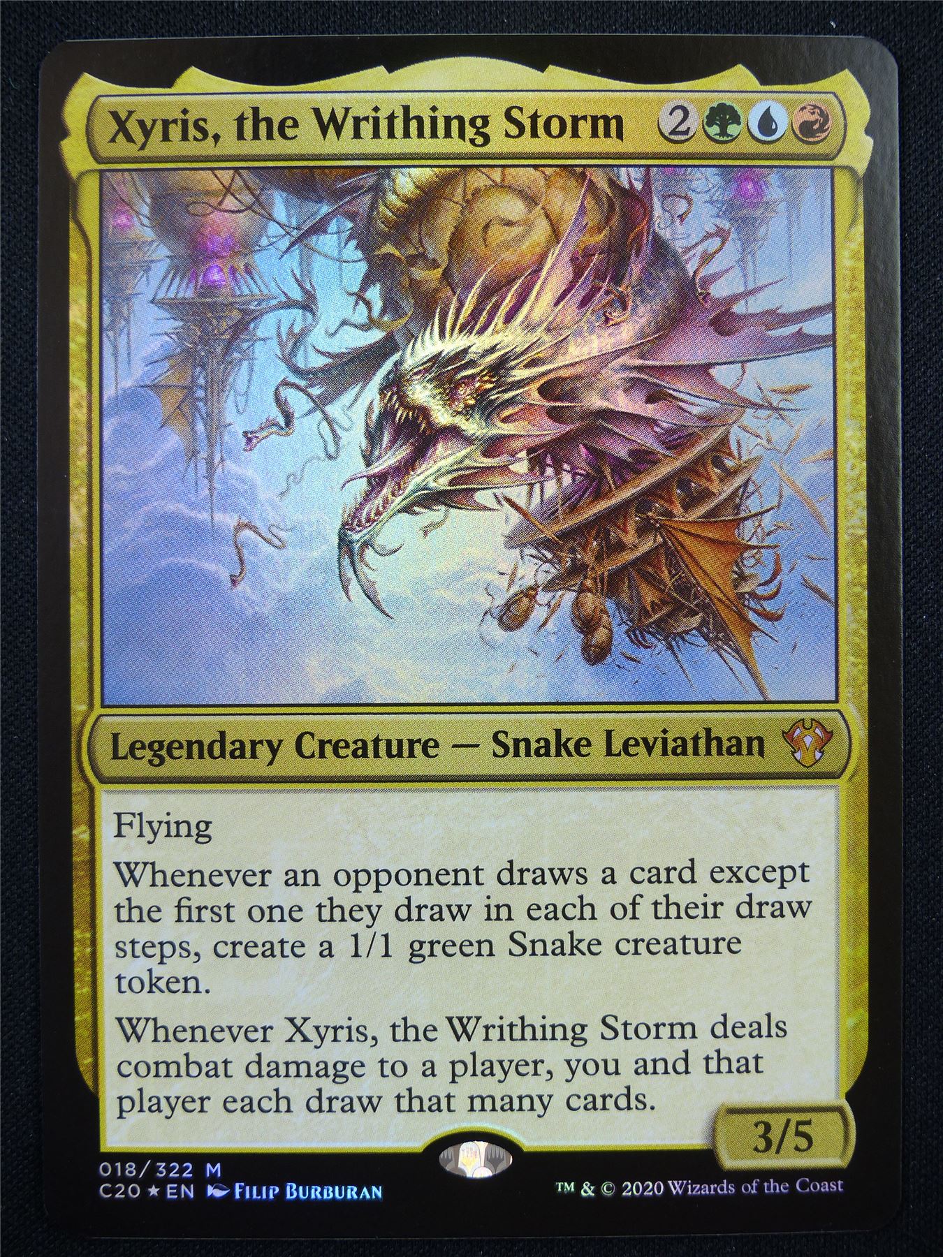 Xyris the Writhing Storm Foil - C20 - Mtg Card #YK