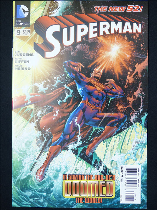 SUPERMAN #9 - B&B DC Comic #85V