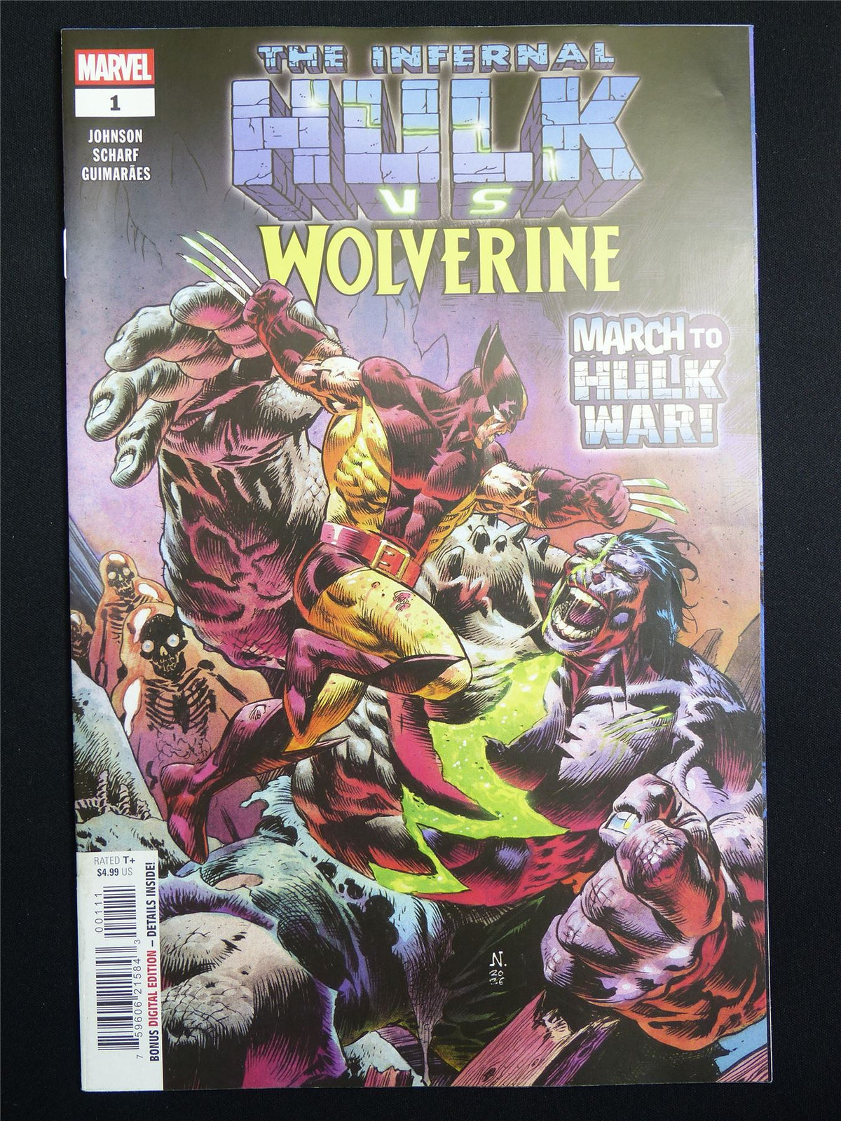 The Infernal HULK vs Wolverine #1 Cvr A - Marvel Comic #4OX