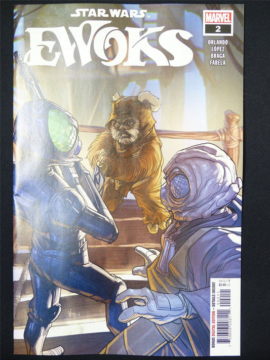 STAR Wars: Ewoks #2 - B&B Jan 2025 Marvel Comic #3TK