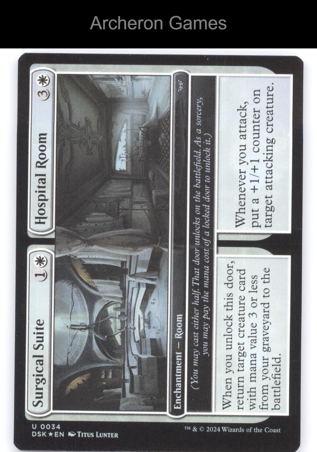 Surgical Suite // Hospital Room 34 UC MTG Card Duskmourn: House of Horror