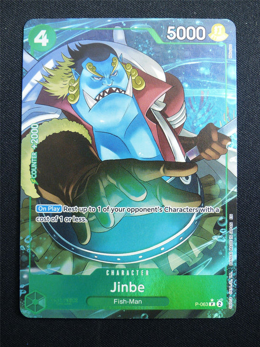 Jinbe P-063 P Foil alt art - One Piece Card #3KH