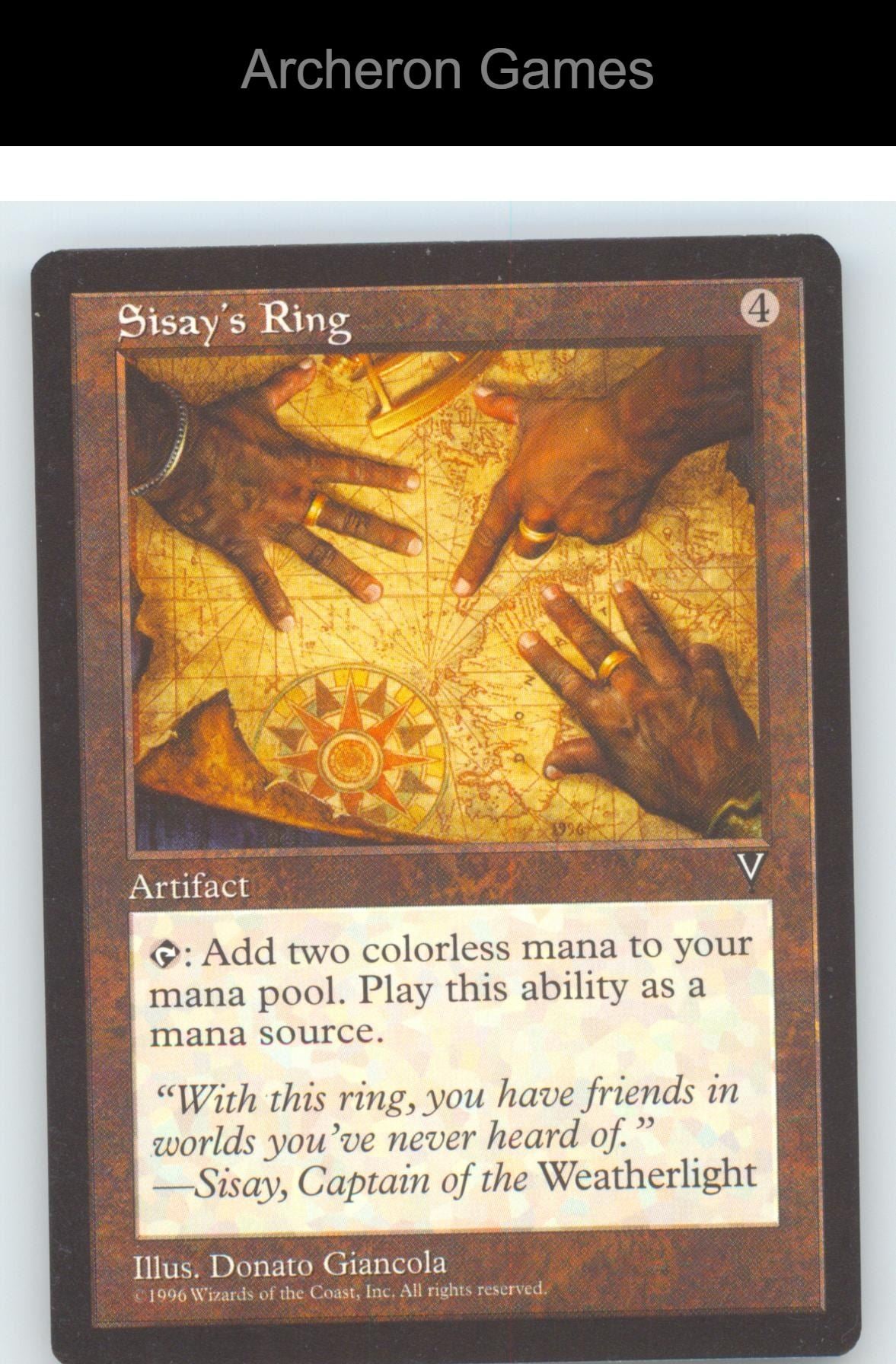 Sisay's Ring VIS C MTG Card Visions