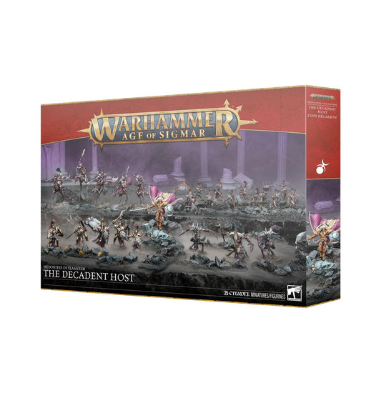 The Decadent Host - Hedonites of Slaanesh - Warhammer: Age of Sigmar - available from 04/07/2026
