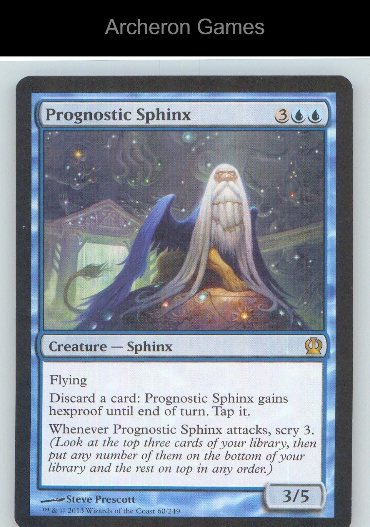 Prognostic Sphinx THS 60 R MTG Card NM/EX+