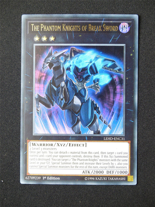 The Phantom Knights of Break Sword LEHD Ultra Rare - 1st ed Yugioh Card #3S9