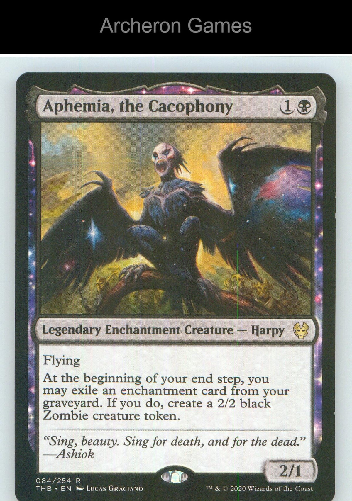 Aphemia, the Cacophony THB 84 R MTG Card NM/EX+
