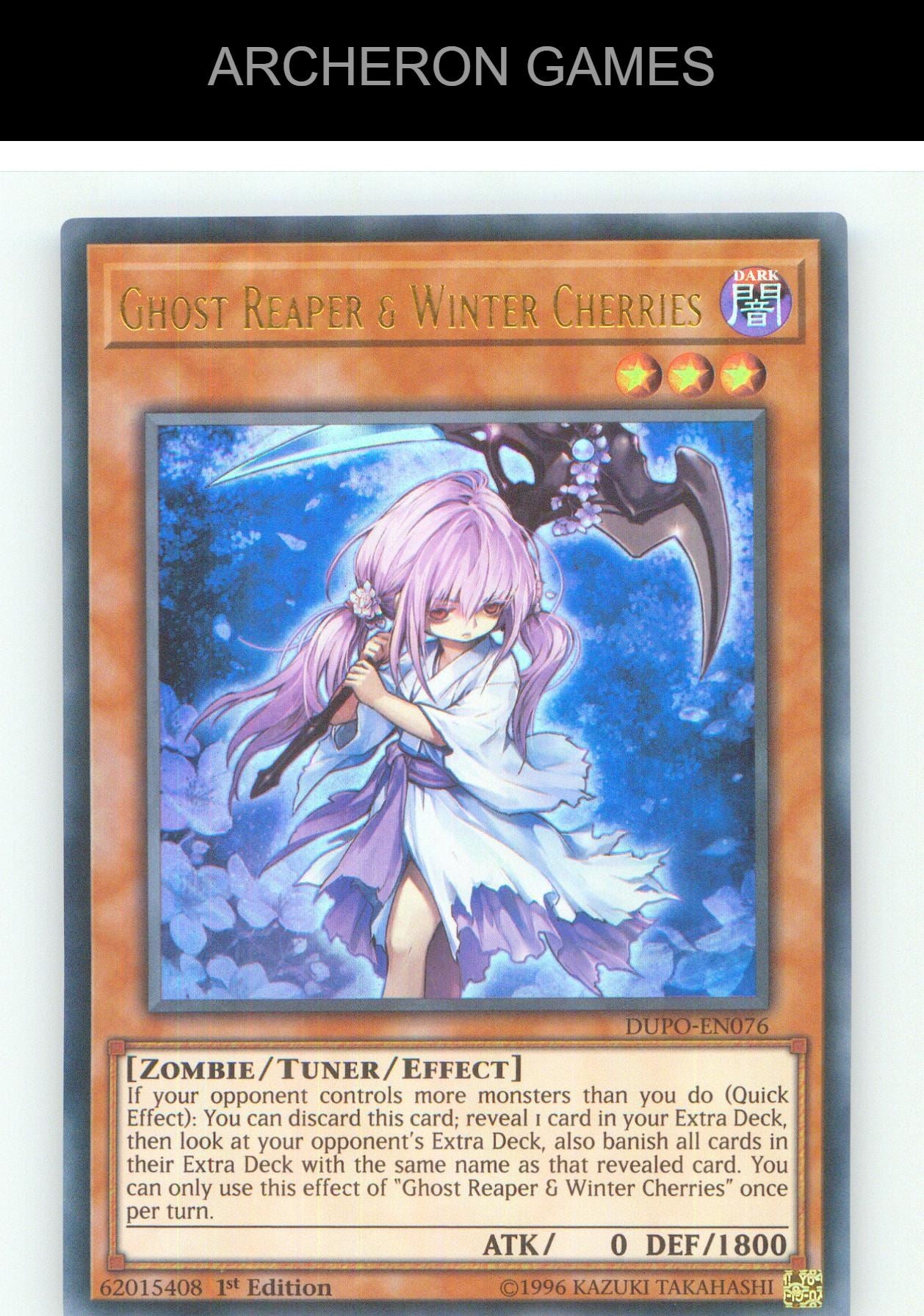 Ghost Reaper & Winter Cherries UR YUGIOH Card Unlimited