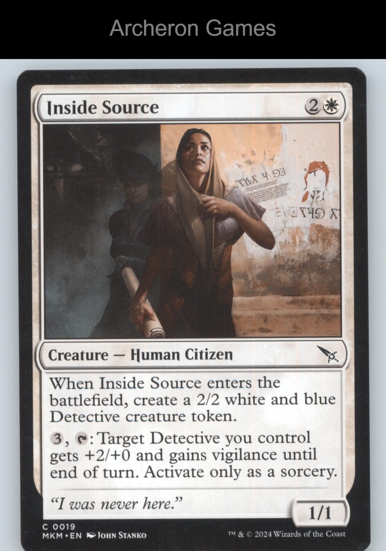 Inside Source 19 C MTG Card Murders at Karlov Manor