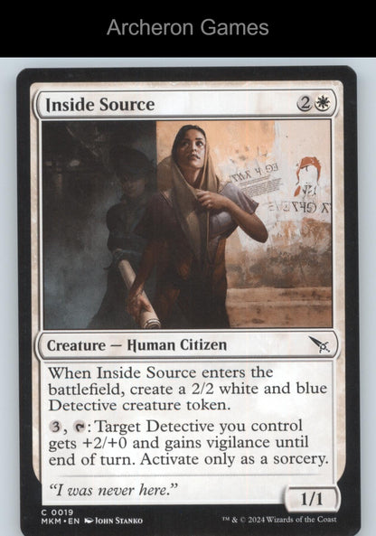 Inside Source 19 C MTG Card Murders at Karlov Manor