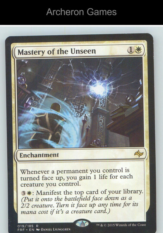 Mastery of the Unseen FRF 19 R MTG Card NM/EX+
