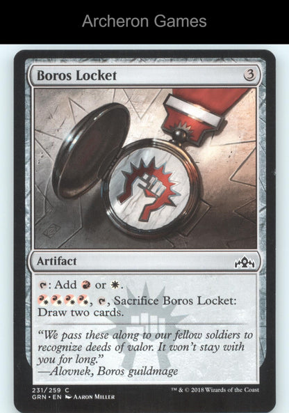 Boros Locket 231 C MTG Card Guilds of Ravnica