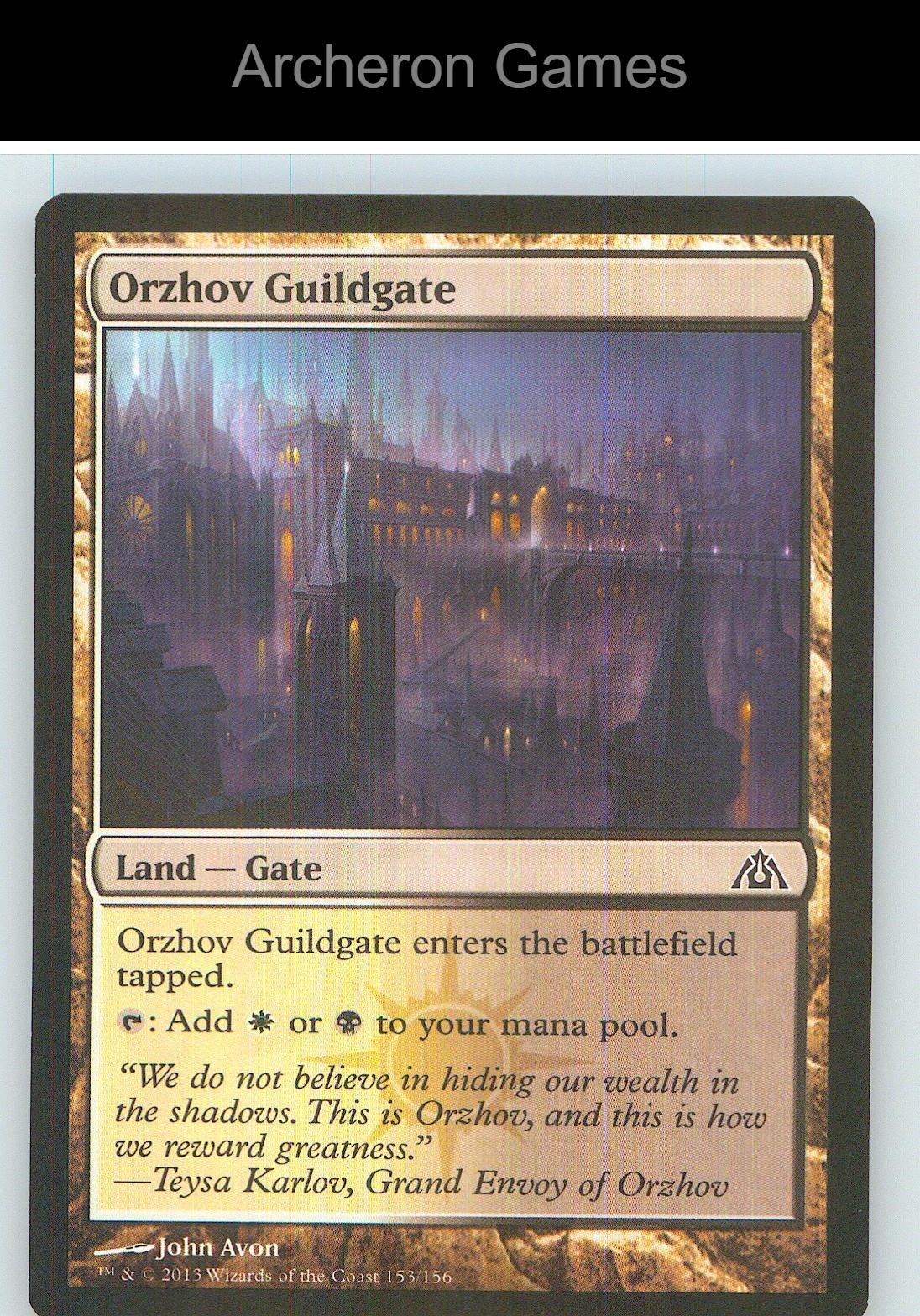 Orzhov Guildgate DGM 153 C MTG Card NM/EX+