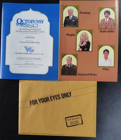 James Bond 007 Roleplaying Game: Octopussy OOP - Victory Games #22B