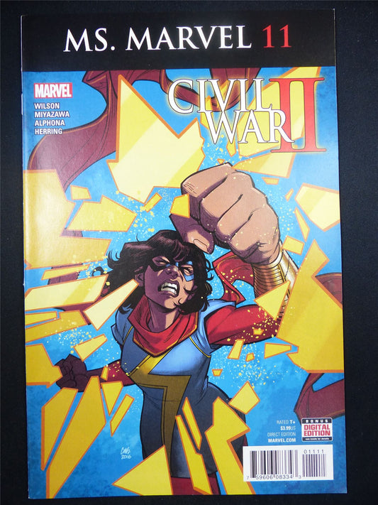 MS. Marvel #11 - Civil War 2 - Marvel Comic #I5