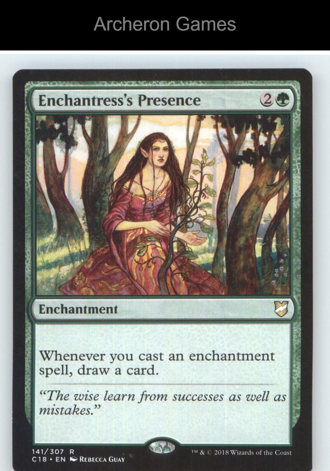 Enchantress's Presence C18 141 R MTG Card NM/EX+