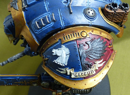 Imperial Knight with Forgeworld Shoulder Pads painted - Warhammer 40K #ZA