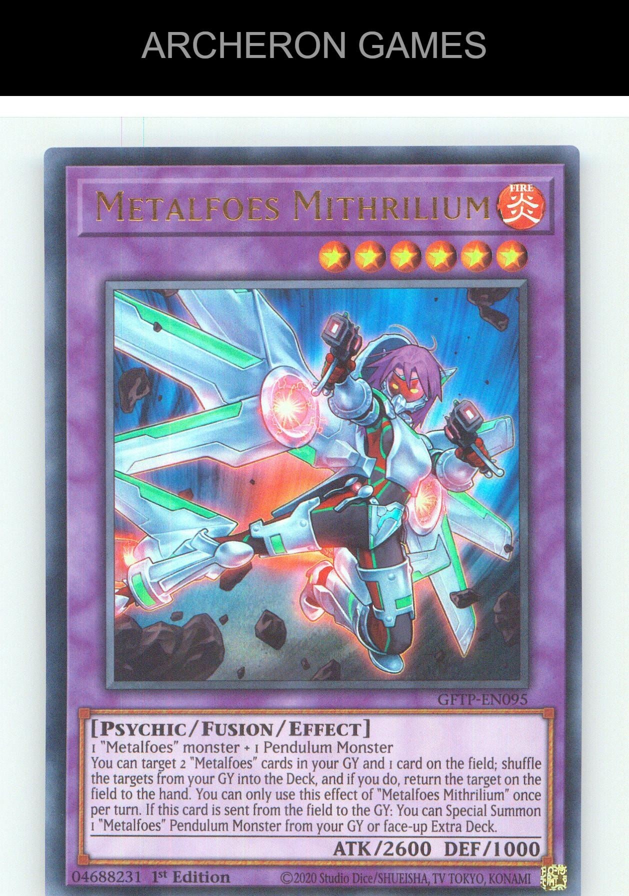 Metalfoes Mithrilium UR YUGIOH Card 1st Edition