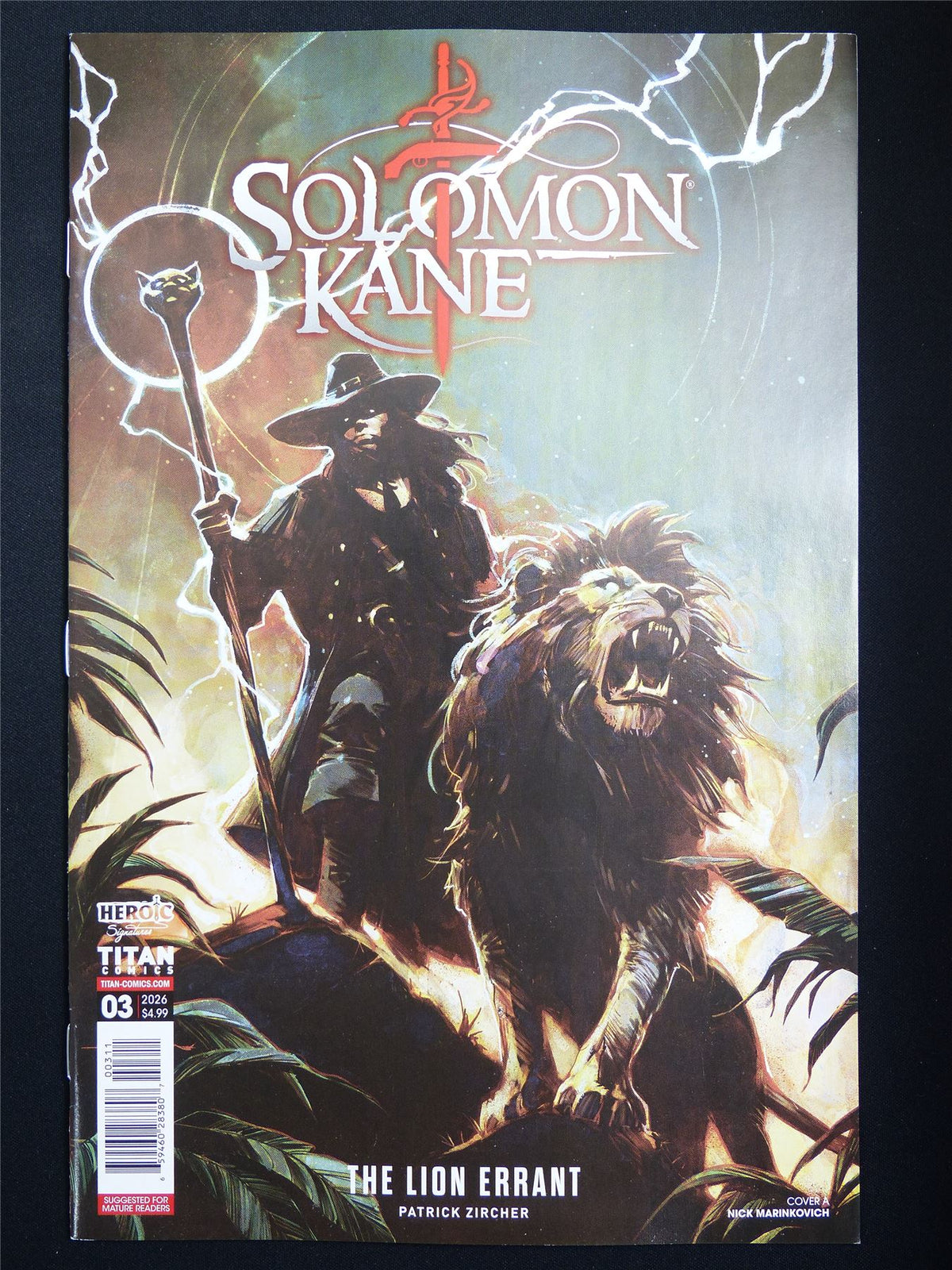 SOLOMON Kane: The Lion Errant #3 Cvr A - Oct 2026 Titan Comic #4NF