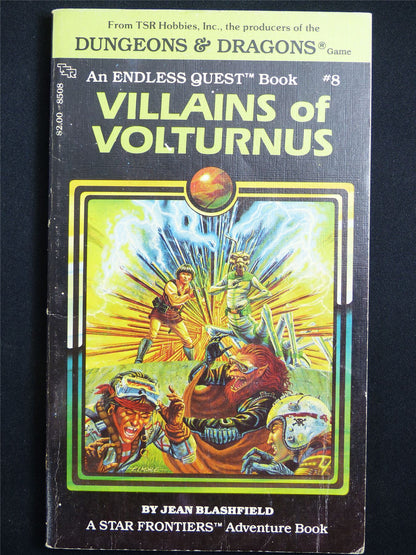 D&D Adventure Book: Villains of Volturnus Endless Quest - Vintage Novel Softback #LP