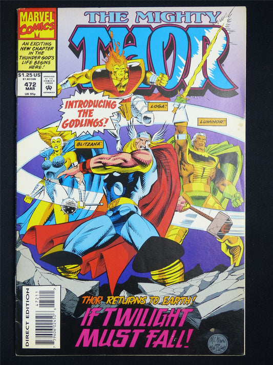 The Mighty THOR #472 - Marvel Comic #3R3