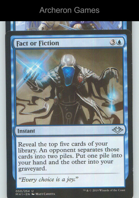 Fact or Fiction MH1 50 UC MTG Card NM/EX+