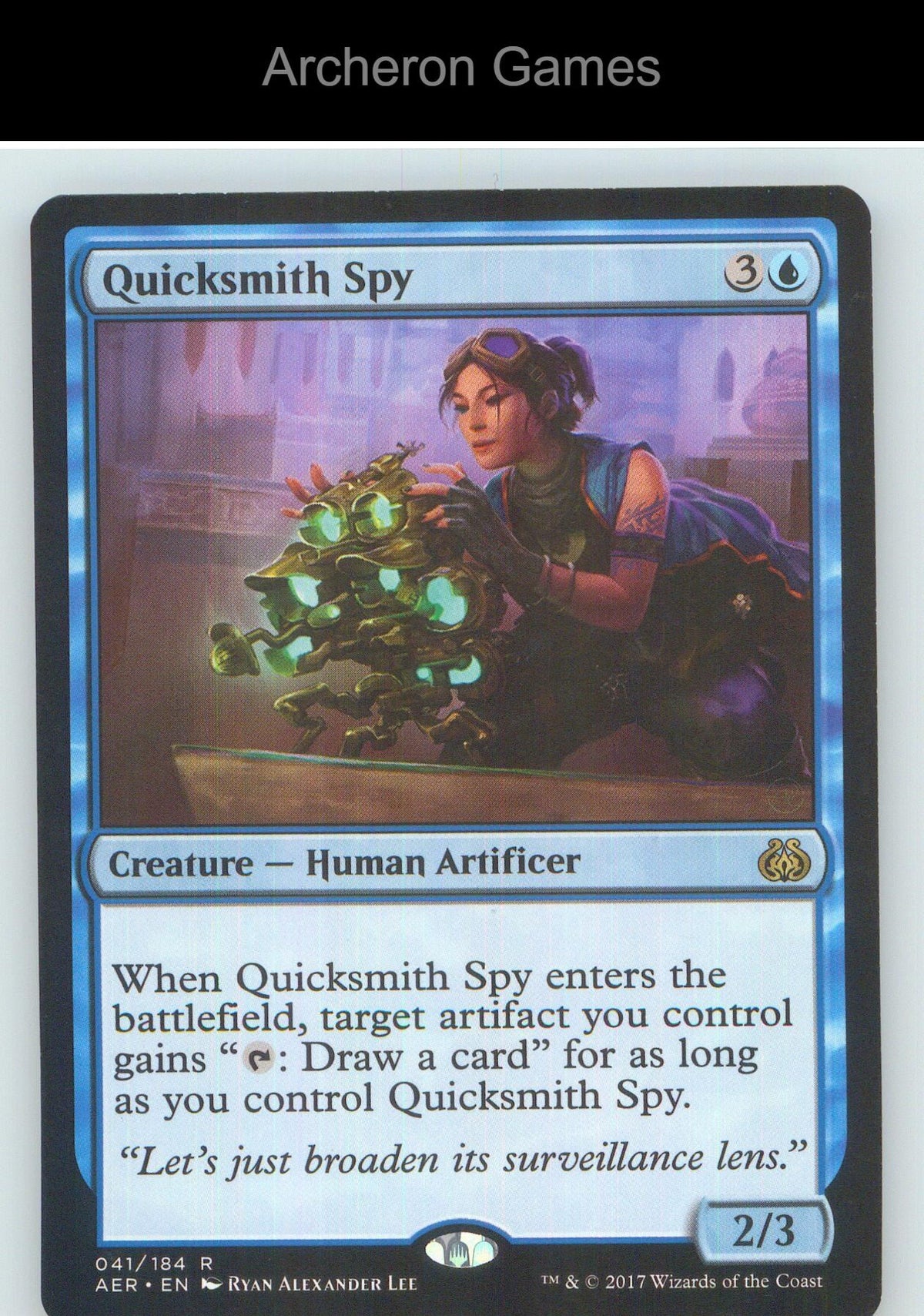 Quicksmith Spy AER 41 R MTG Card NM/EX+