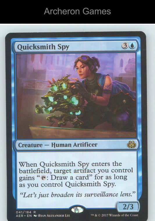 Quicksmith Spy AER 41 R MTG Card NM/EX+