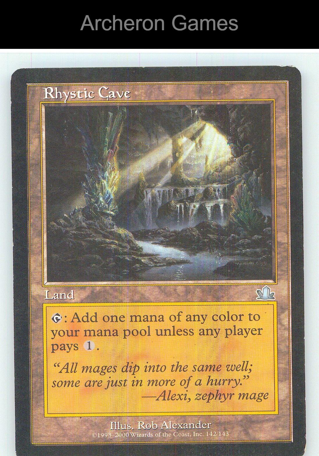 Rhystic Cave PCY 142 UC MTG Card NM/EX+