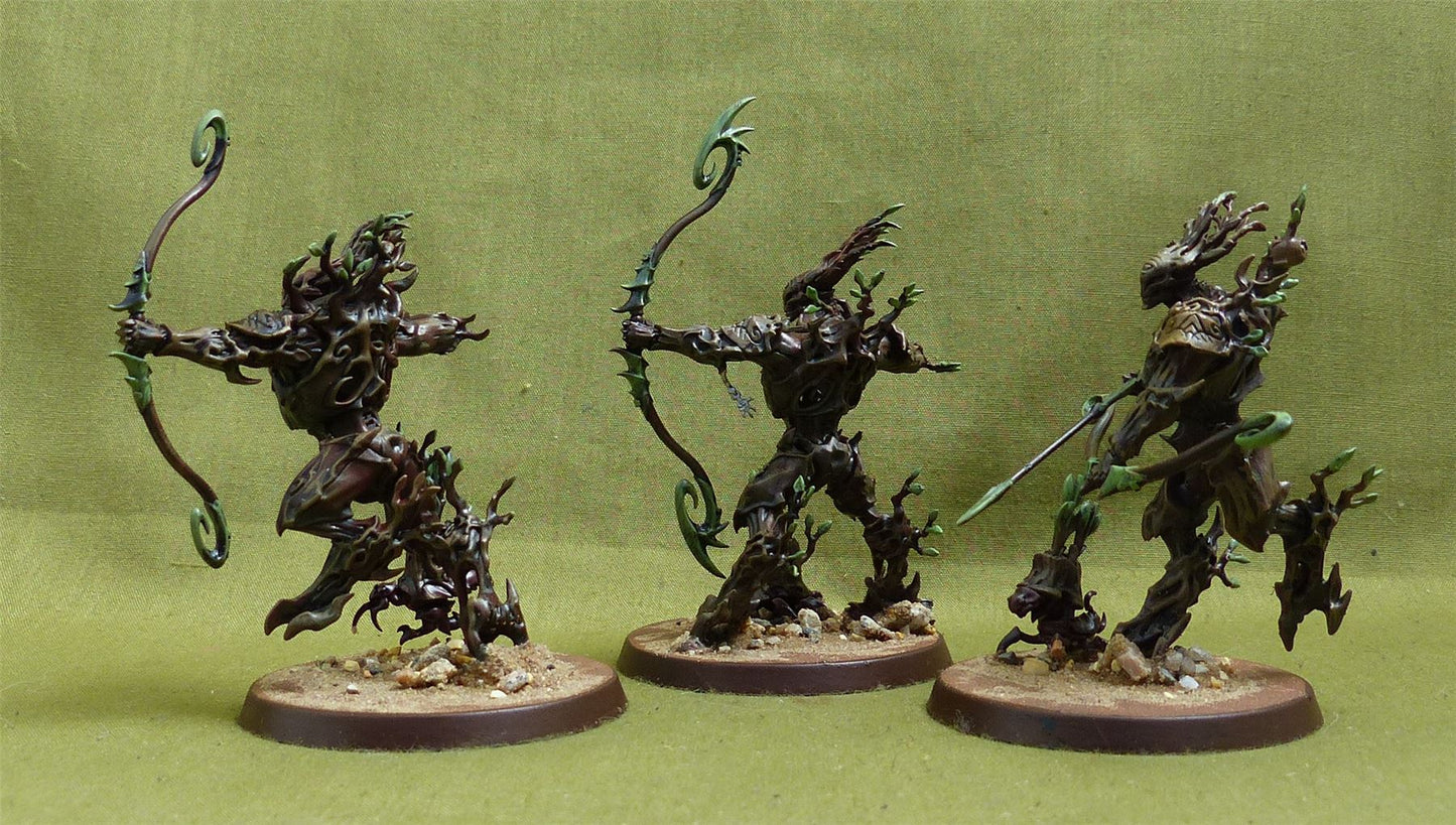 Kurnoth Hunters with Greatbows painted - Sylvaneth - Warhammer Aos #2M2