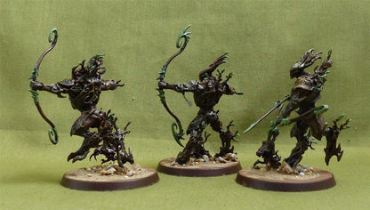 Kurnoth Hunters with Greatbows painted - Sylvaneth - Warhammer Aos #2M2