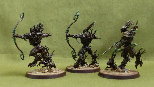 Kurnoth Hunters with Greatbows painted - Sylvaneth - Warhammer Aos #2M2