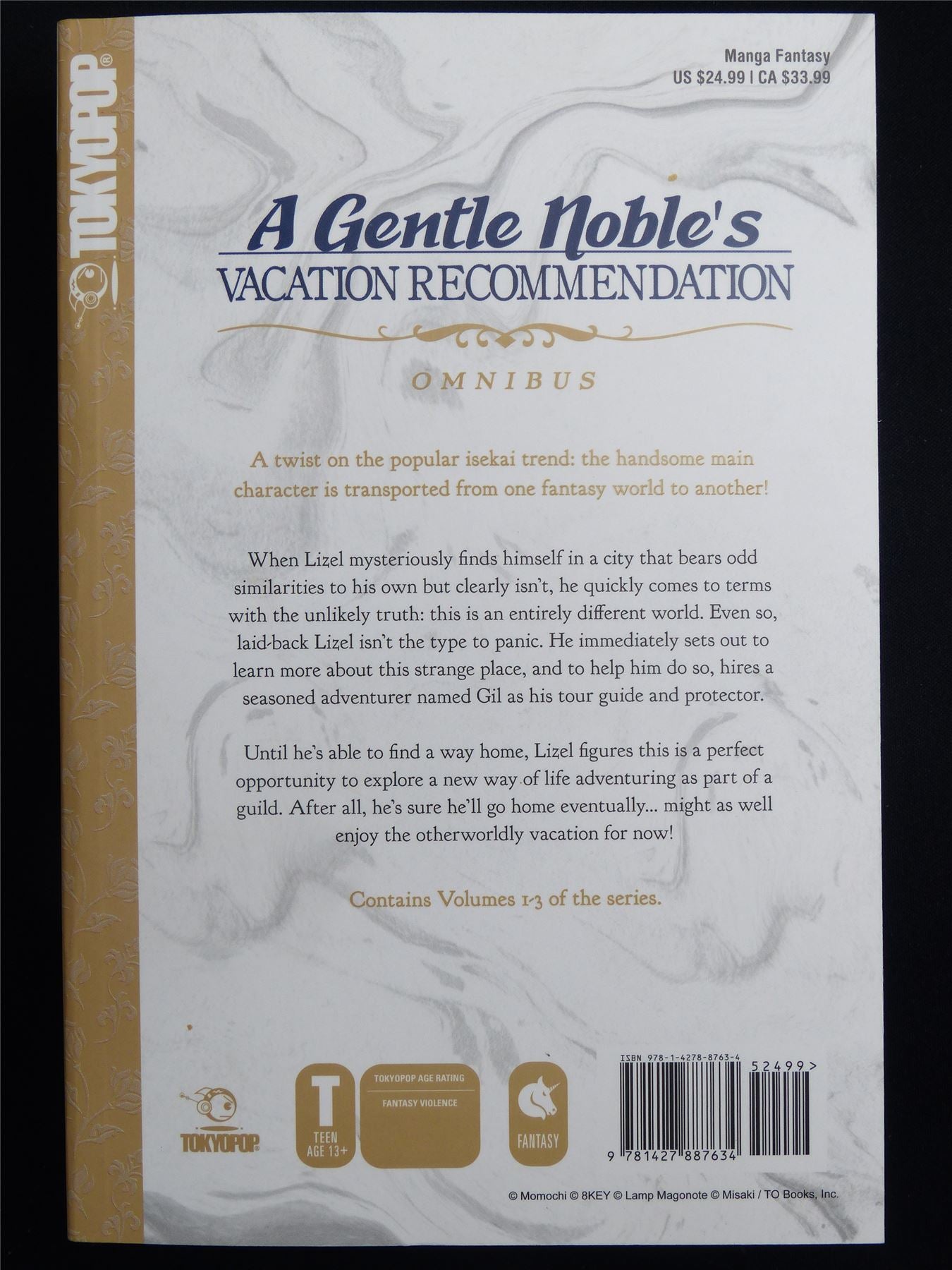 A Gentle Noble's Vacation Recommendation Omnibus - Tokyo Pop Manga #4LZ