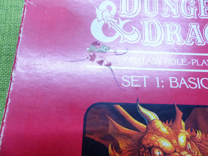 TSR 1983 Dungeons & Dragons Set 1 - Basic Rules 1011 #5Z