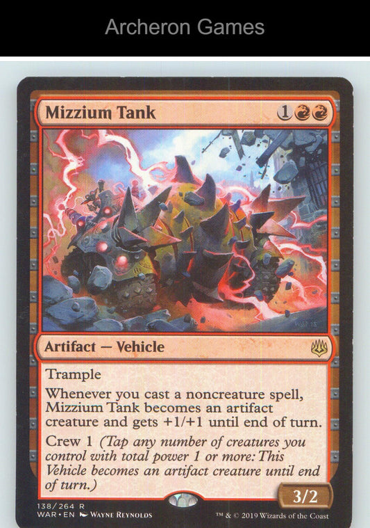 Mizzium Tank WAR 138 R MTG Card NM/EX+