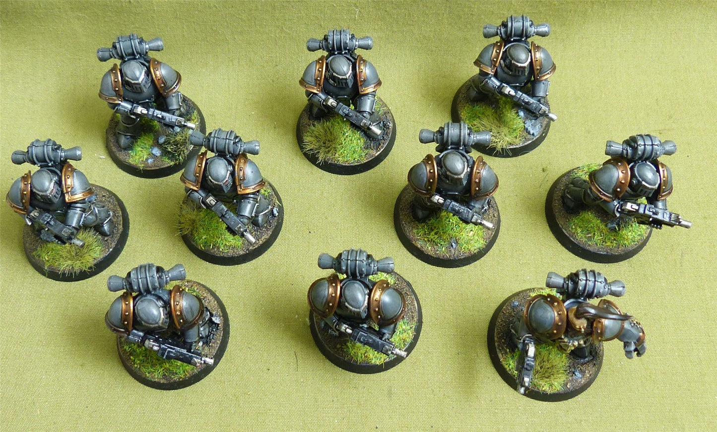MKIII Tactical Squad set of 10 painted - Adepta Astartes - Warhammer Horus Heresy #4XL