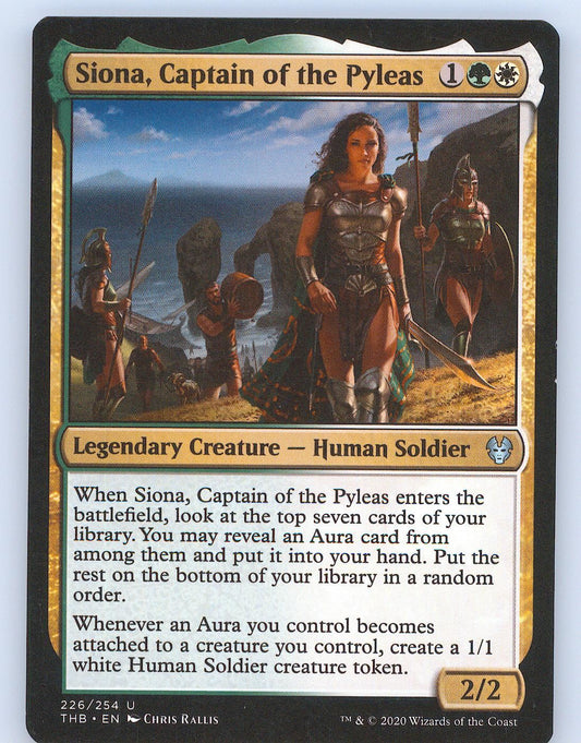 Siona, Captain of the Pyleas 226 UC MTG Card Theros Beyond Death