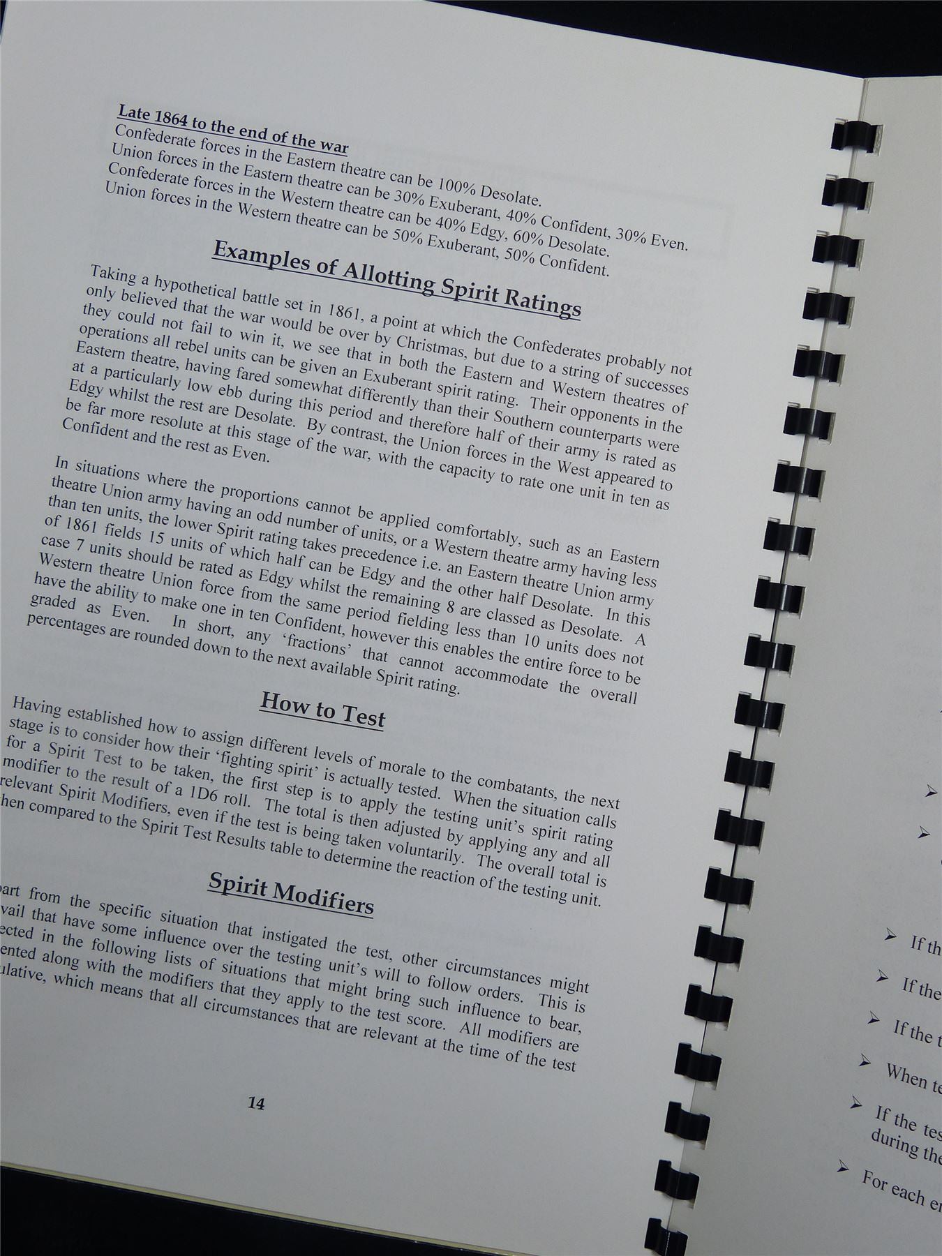 Rebel yell! Battles in the American Civil War -  Miniatures Rulebook #2SP