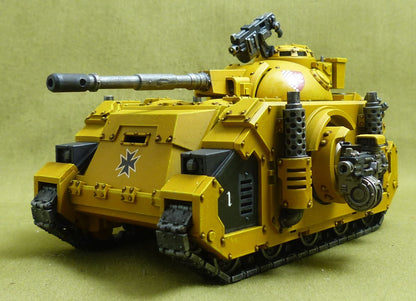 Deimos Pattern Predator Battle Tank painted - Imperial Fists - Warhammer Horus Heresy #2N4