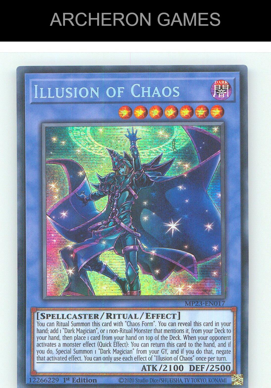 Illusion of Chaos (PUR) Prismatic Ultimate Rare YUGIOH Card 1st Edition