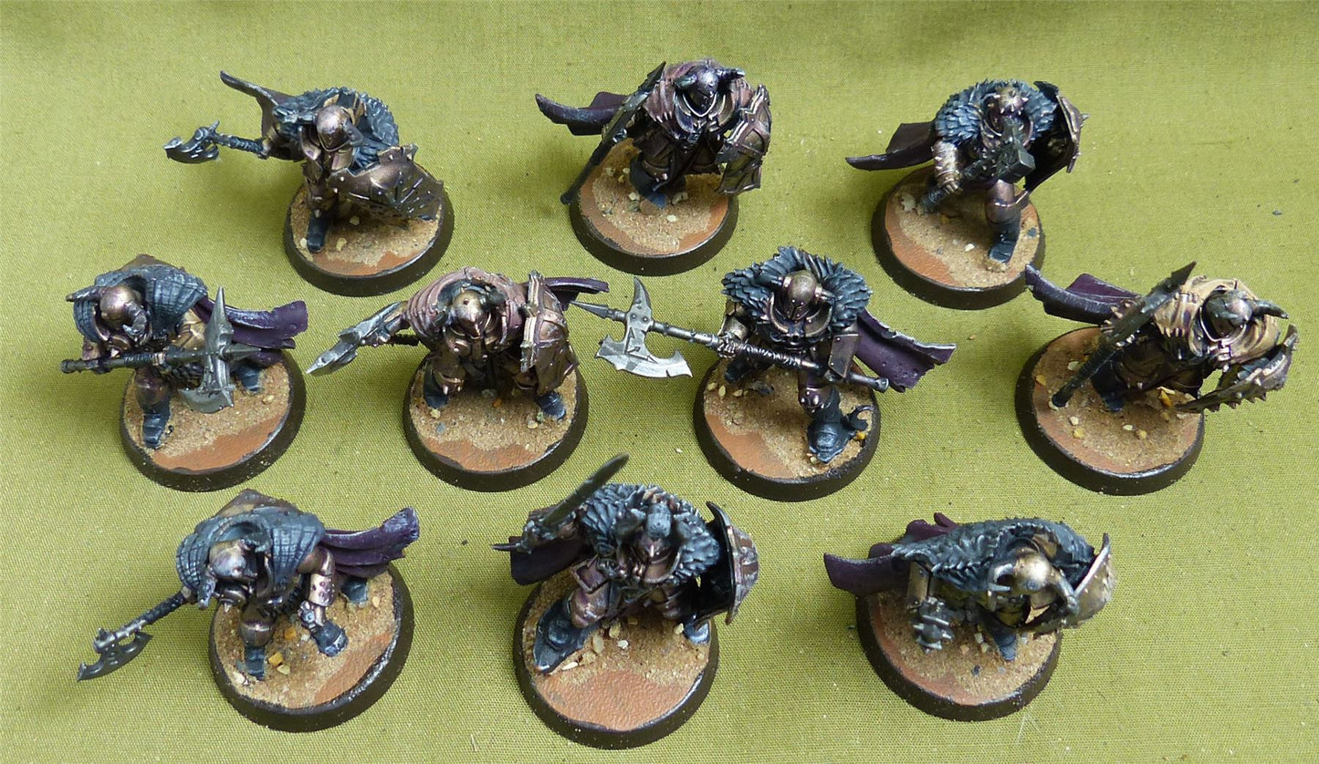 Chaos Warriors painted - Slaves to Darkness - Warhammer AoS #5CQ