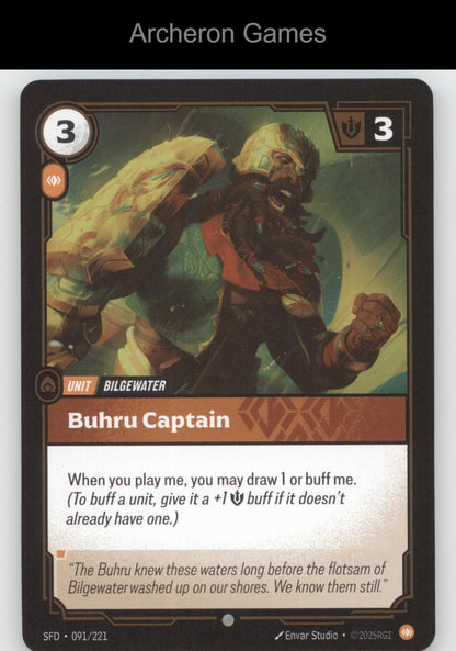 Buhru Captain SFD 091/221 C  Card Spiritforged