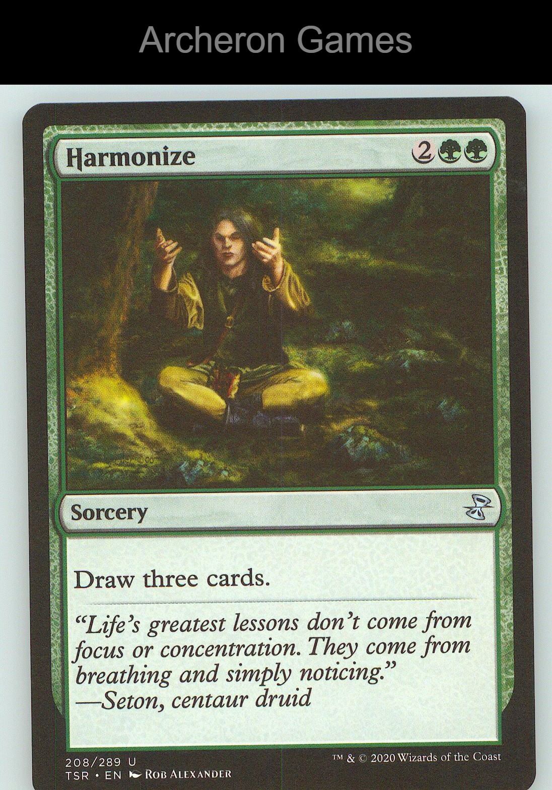 Harmonize TSR 208 UC MTG Card NM/EX+